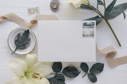 Envelope address mock up stock photo containing mockup and mock up, an Arts & Entertainment Photo by Mockette