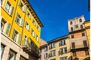 Buildings in the historic centre of verona italy featuring verona, italy, an Architecture Photo by Leonid Andronov