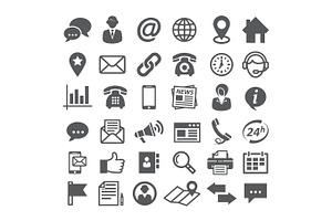 Contact icons
