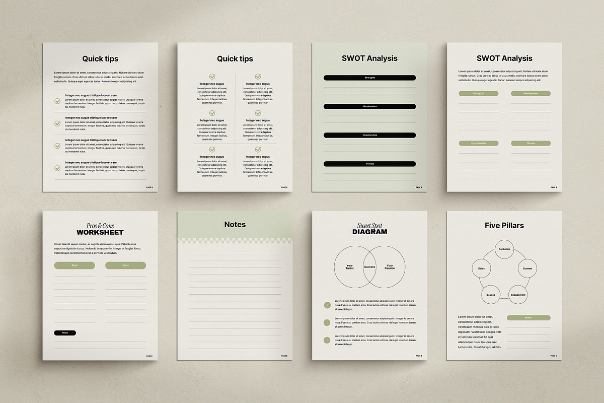ADE / 2in1 Ebook & Workbook Kit, a Magazine Template by Wildnun Studio (Photo 34 of 46)
