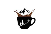 Mountain Coffee Cup Design Bundle, an Illustration by yasushie (Thumbnail 8 of 31)