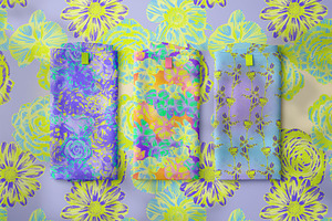 Neon Floral Maximalist Patterns