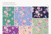 FLORAMA 6 Floral Seamless Patterns, a Pattern Graphic by Veris Studio (Thumbnail 21 of 34)