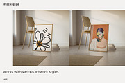 DIN A Leaning Chair Frame Mockup, a Household Mockup by mockupize (Thumbnail 6 of 7)