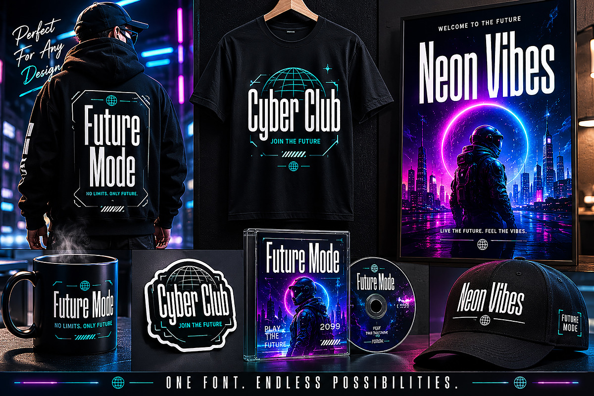Futuristic, a Serif Font by Wow Magic (Photo 2 of 5)