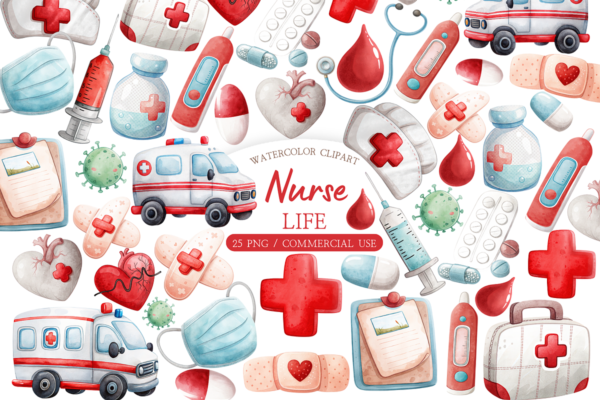 Nurse Life Sublimation Bundle, an Illustration by MockupWizard (Photo 1 of 4)