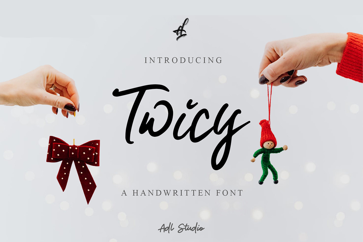 Twicy, a Handwritten Font by Adl Studio (Photo 1 of 6)