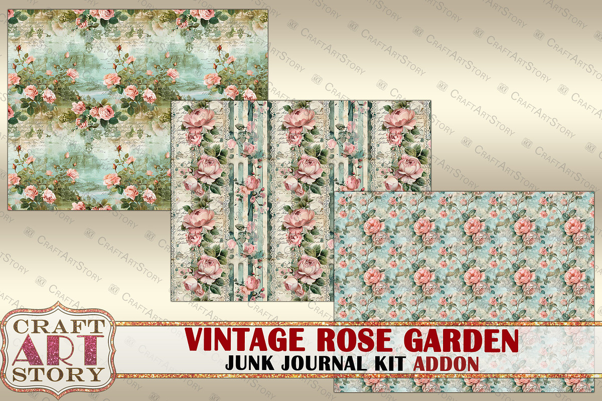 Rose Garden Junk Journal ADDON, a Person Illustration by CraftArtStory (Photo 3 of 6)