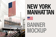 Banner Mockup in New York City, an Advertising Mockup by Brandacle Mockups (Thumbnail 8 of 8)