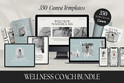 Wellness Course Creator Bundle CANVA, a Presentation Template by Studio Loire (Thumbnail 1 of 9)