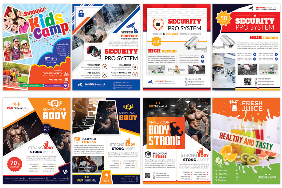 120 Business Flyers Bundle 99% OFF, a Flyer Template by Imagine Design Studio (Photo 15 of 17)