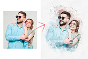 Wedding Watercolor Art Photo Effect, an Action Add-On by MRI STUDIO (Thumbnail 2 of 22)