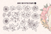 Procreate Stamps Bundle Tattoo, a Brush Add-On by InkPrintsTattoo (Thumbnail 8 of 10)