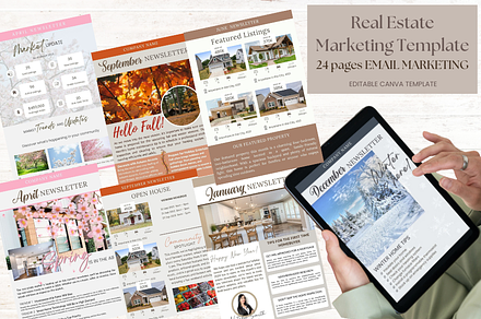 Real Estate Marketing Template, a Marketing Template by G DigiShop