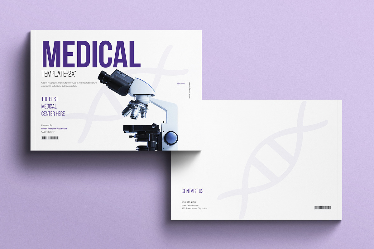 Medical Template Landscape, a Brochure Template by E-Type (Photo 7 of 7)