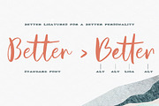 Yellowstone, a Script Font by StereoType (Thumbnail 8 of 11)