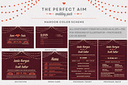 Perfect Aim Wedding Pack, an Invitation Template by Every Tuesday (Thumbnail 2 of 5)