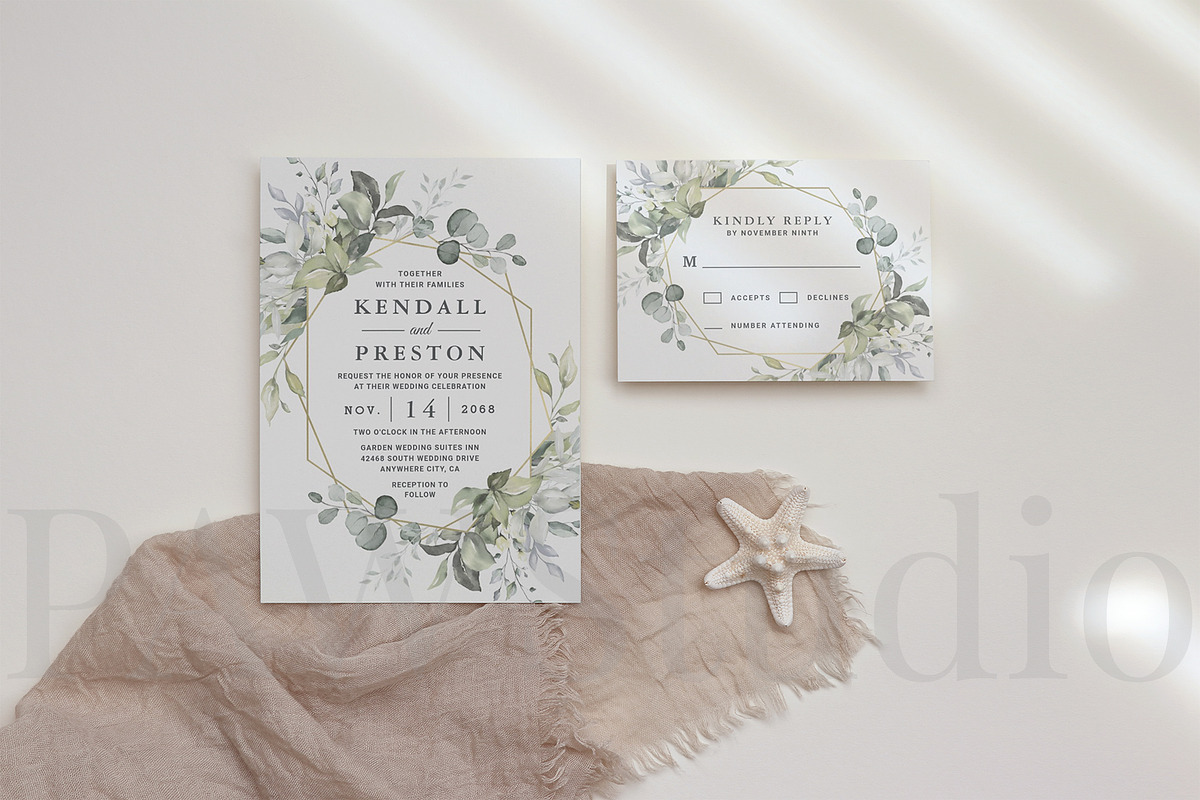 Cards Mockup 5x7 & 5x3.5, a Product Mockup by PawMockups (Photo 4 of 8)