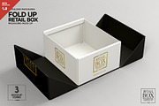 Fold Up Retail Box Packaging Mockup, a Packaging Mockup by INCDesign (Thumbnail 1 of 7)