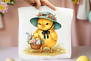 Vintage Easter Chick Png, an Illustration by Libby Wishes (Thumbnail 1 of 5)