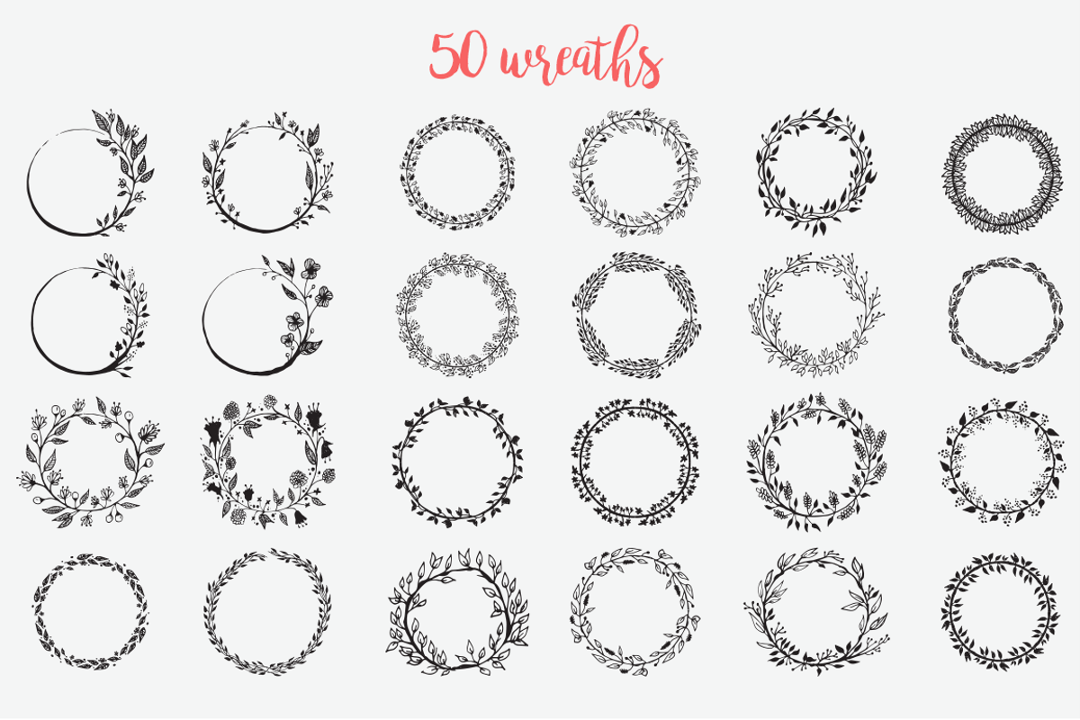 Big Hand Drawn Logo Kit, a Branding & Logo Template by Brandi Lea Designs (Photo 4 of 32)