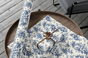 Blue Floral Toile Seamless Pattern, a Pattern Graphic by elfy creative (Thumbnail 6 of 7)