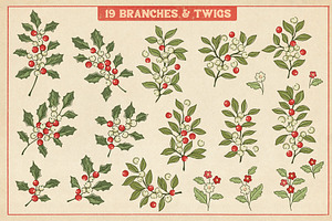 Vintage Christmas Clipart & Patterns