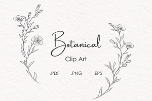 Botanical Clip Art