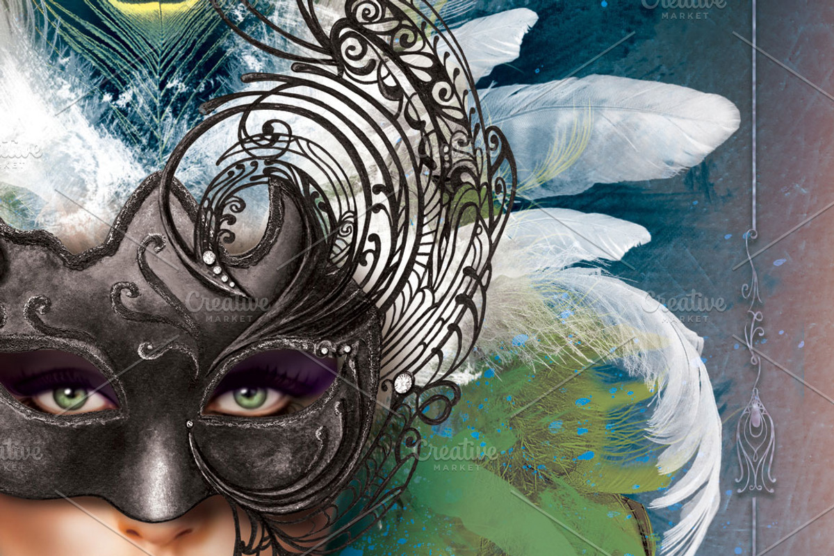 Carnival Mask Party Flyer, a Flyer Template by Ade Concept (Photo 4 of 5)