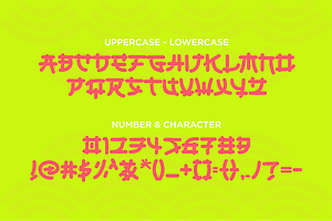 OKASHI - Japanese Font