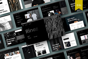Rinez - Business Google Slide Templa, a Presentation Template by Dens Creative Studio