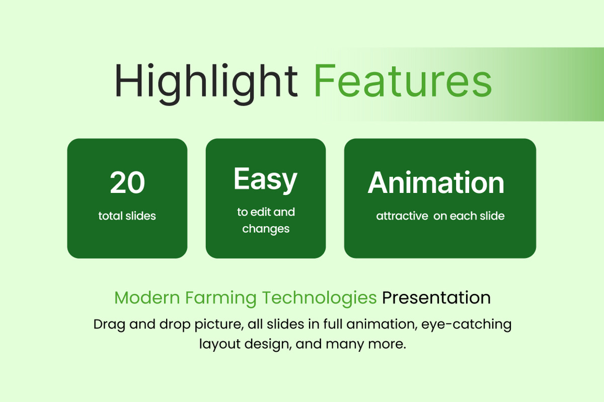 Modern Farming Technology Keynote, a Presentation Template by Loin Studio (Photo 2 of 4)