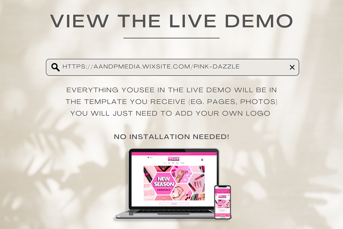 Pink E-commerce Website Theme, a Websites & App Template by Cosmic Design (Photo 8 of 9)