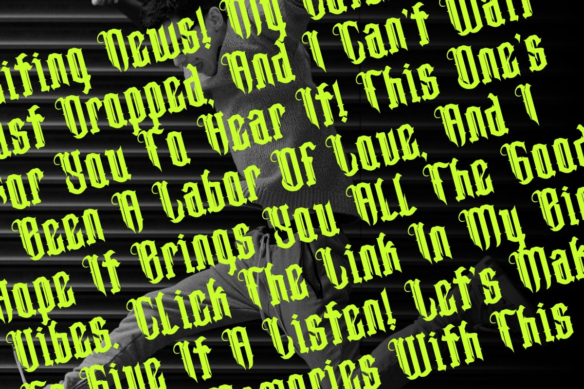 Roffes Brawry - Modern Blackletter, a Blackletter Font by Dhabee (Photo 14 of 15)