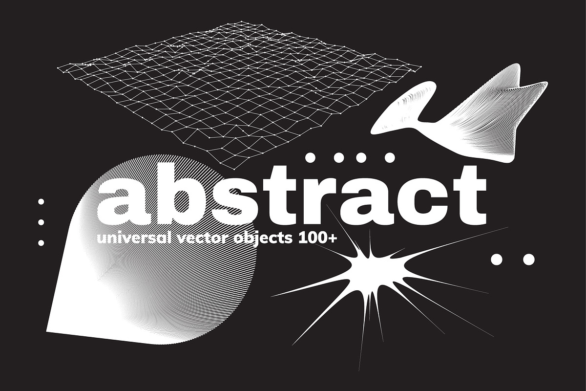 100+ Abstract Vector Shapes, a Background Graphic by Vanzyst (Photo 1 of 17)