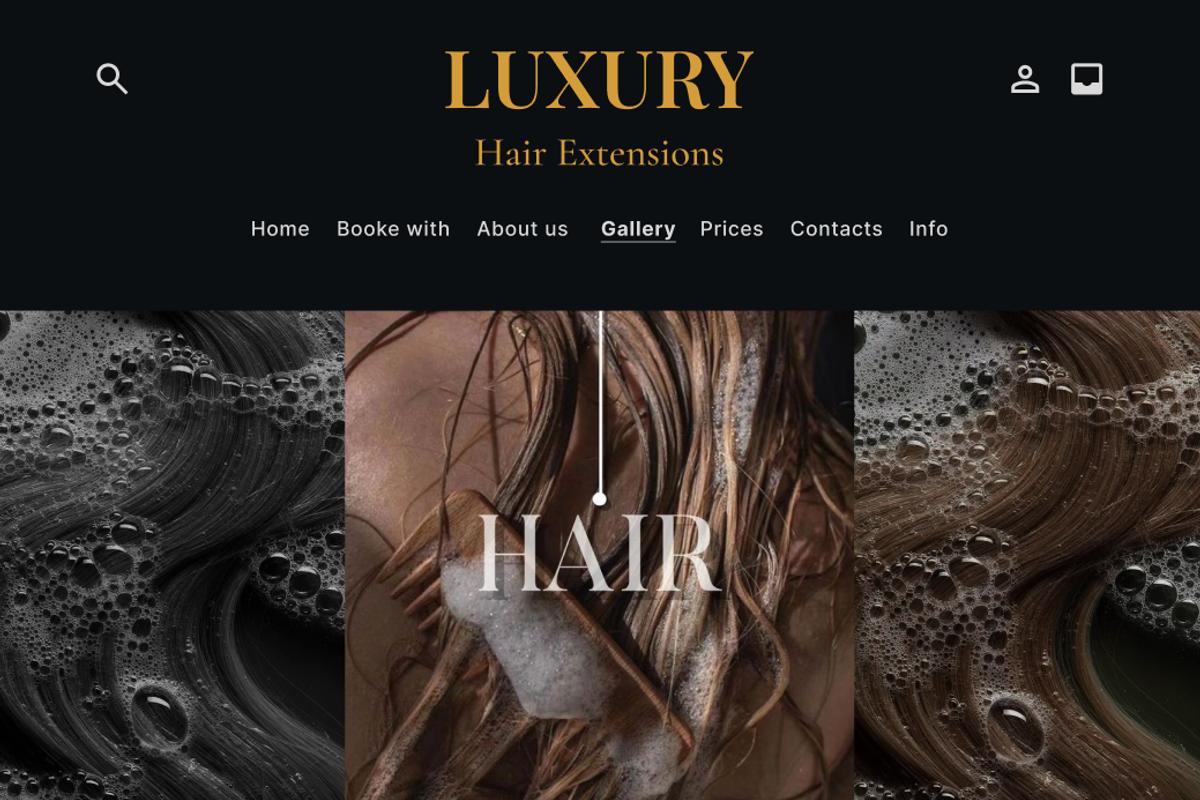 Website for Premium Beauty Brand preview 3