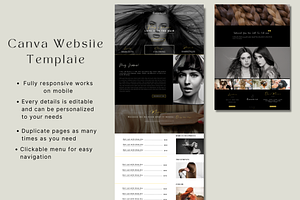 Beauty Website, Hair Website