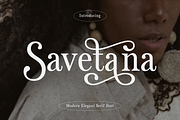 CF Savetana - Elegant Bohemian Serif, a Serif Font by Indotype Foundry (Thumbnail 1 of 10)