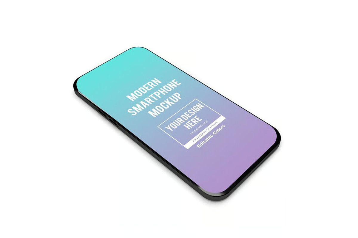 Modern Smartphone Mockup Template, an Android Mockup by DesignRushMarket (Photo 10 of 11)