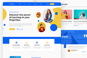 Educaty - Online Course Landing Page