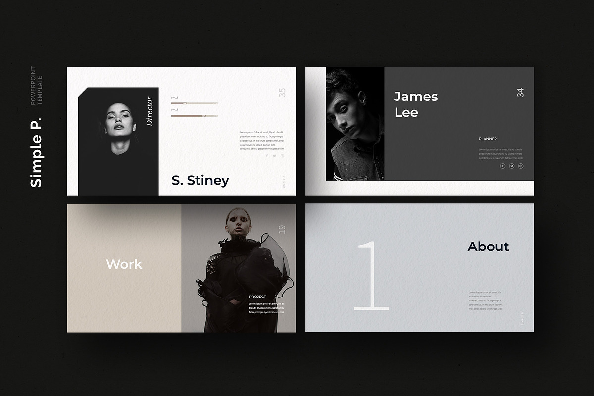 Simple P. PowerPoint Template, a Presentation Template by Simple P. (Photo 1 of 10)