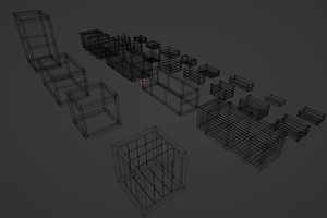 Aset Wooden Crate 3D