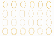 Oval Ornamental Frame Vector Bundle, a Decorative Illustration by Kusumaillustration (Thumbnail 12 of 16)