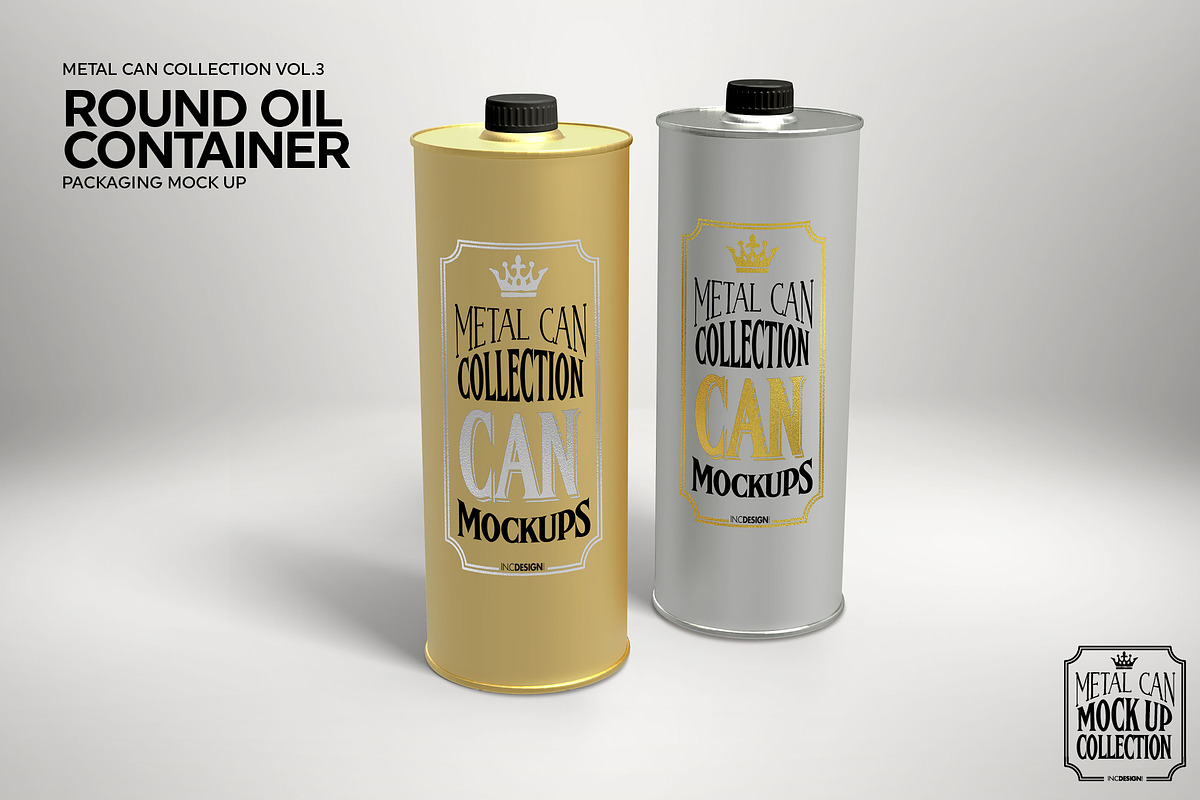 Vol3. Metal Can Mockup Collection, a Pens & Pencil Mockup by INCDesign (Photo 10 of 23)