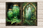 St Patricks Day Junk Journal Pages, a Seasonal Illustration by GlamArtZhanna (Thumbnail 4 of 10)