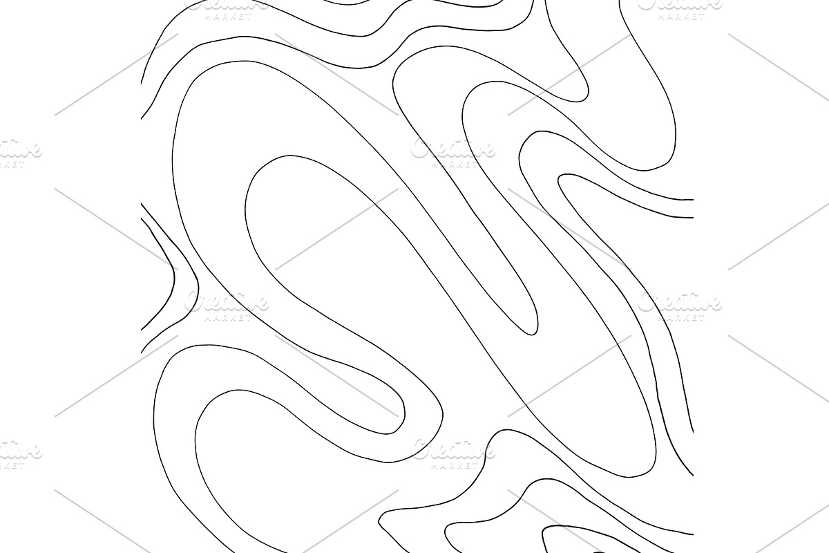 Abstract contour line background, an Illustration by Mila Di Art
