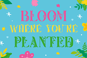 Lush Garden Spring Style Font, a Font by PutraCetol Studio (Thumbnail 2 of 11)
