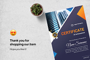 Certificate Template, a Stationery Template by Panen Creative (Thumbnail 3 of 3)