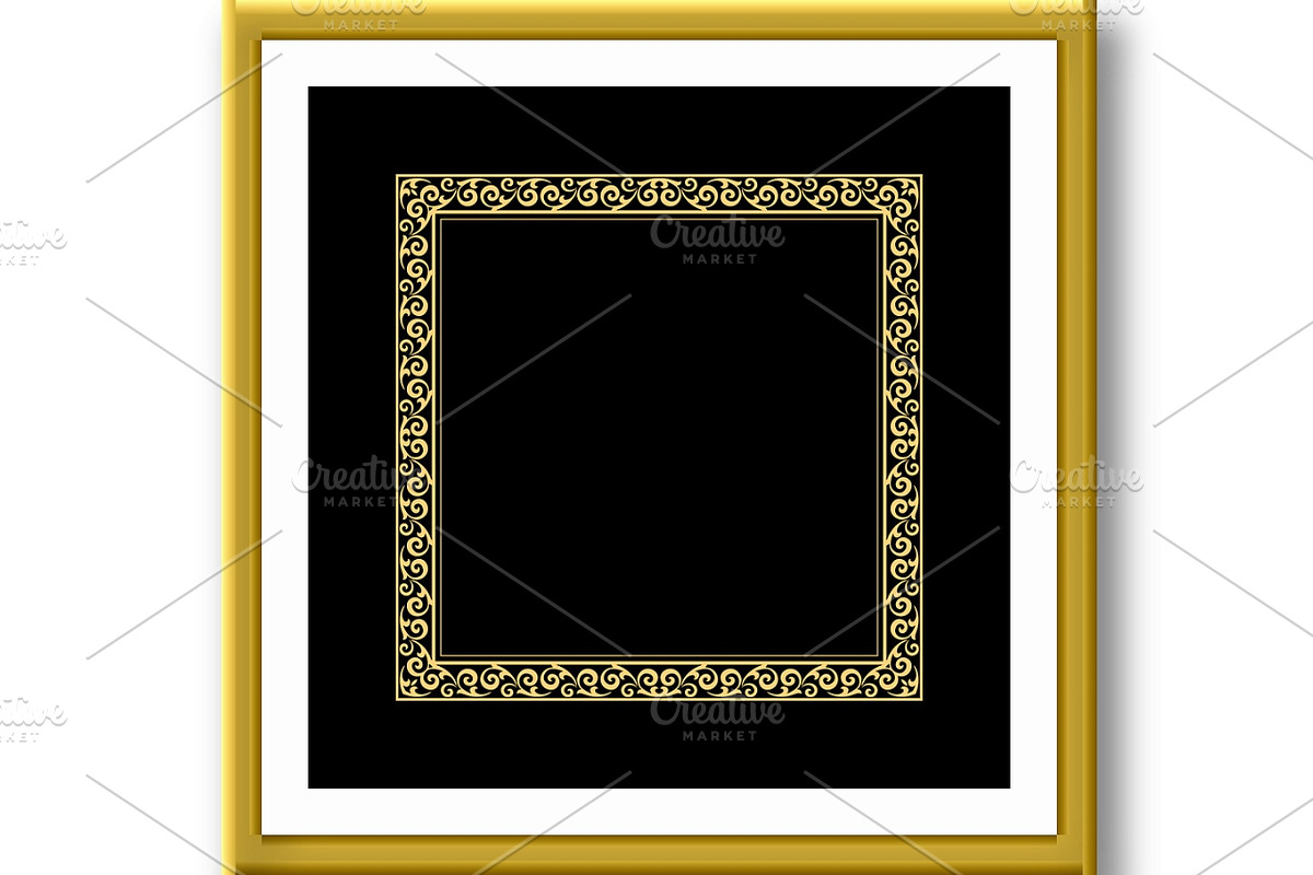 Vintage floral design, graphic frame, a Decorative Illustration by RODINA (Photo 2 of 3)