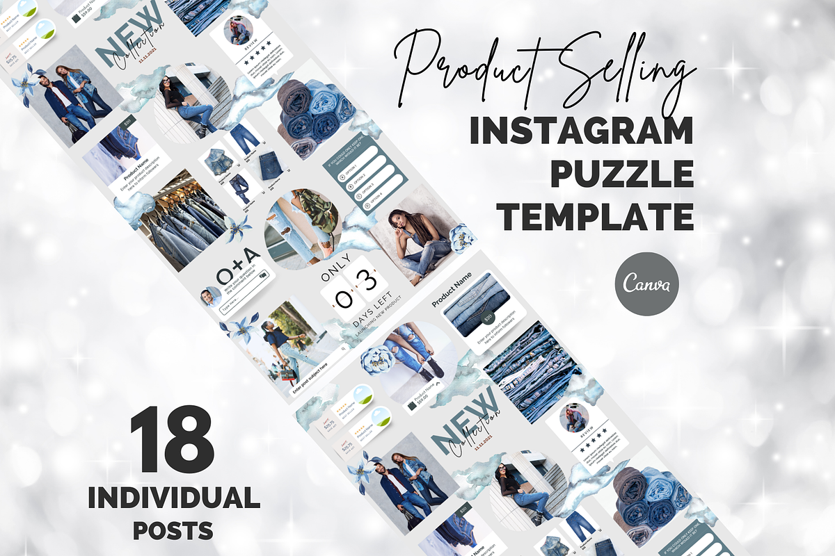 Product Instagram Puzzle Template, a Social Media Template by Social Assumptions (Photo 7 of 10)